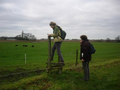 Overstapje bij Parallelweg Elburg