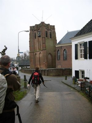 scheve toren van Nederlands Hervormde kerk in Acquoy