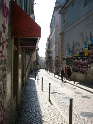 straatje in de Bairro Alto