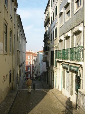 straatje in de Bairro Alto