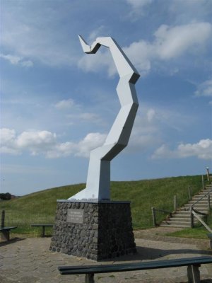Monument voor de Texelse Deltawerken