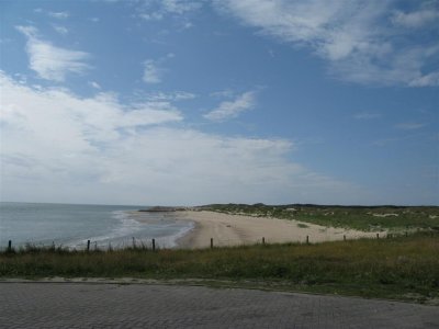 terugblik op strand Schouwen-Duiveland