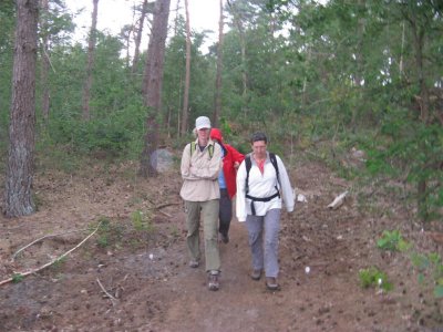 richting uitkijkpunt Overloonsche Duinen