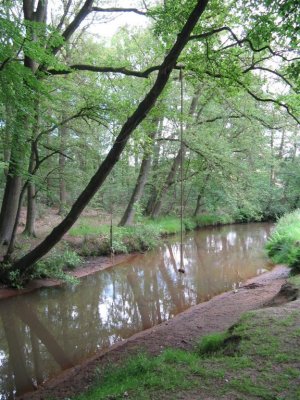 Slingertouw over Oostrumsebeek