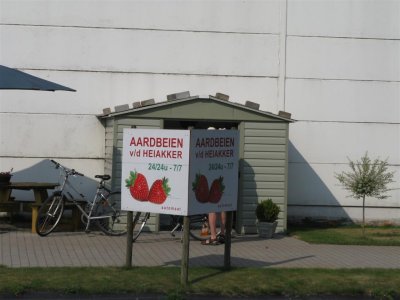 Aardbeien automaat