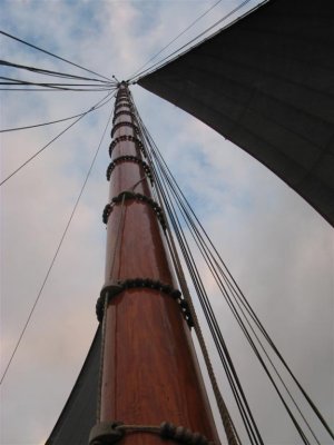 De mast van de Boreas