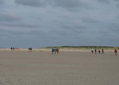 Op het strand van Texel