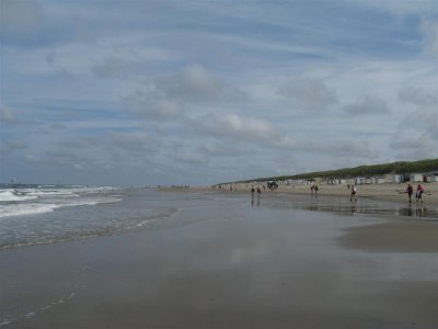 Op het strand van Texel