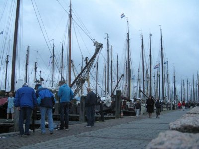 In de haven van Terschelling