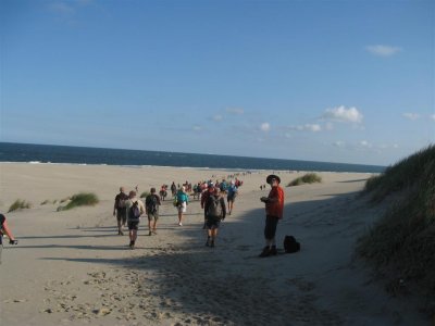 Het strand op van Terschelling