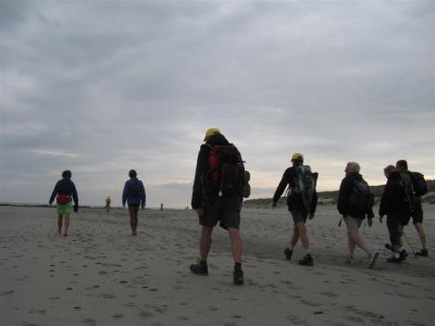 Op het strand van Ameland