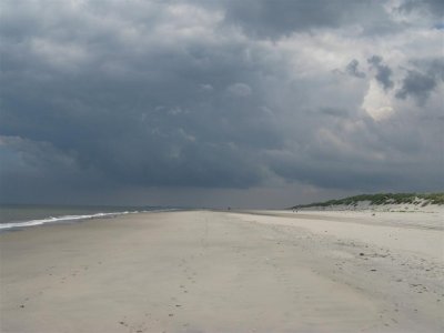 Op het strand van Ameland