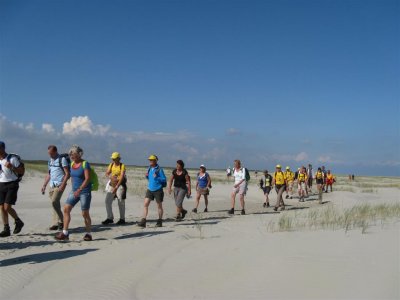 We gaan de duinen in