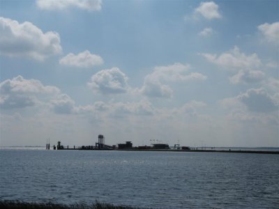 De veerhaven van Schiermonnikoog