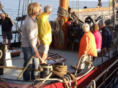 Vertrek vanaf het Wad bij Ameland