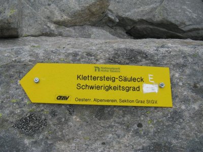 Klettersteig naar Suleck