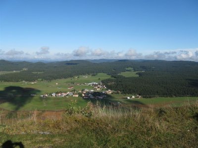Uitzicht vanaf crte du mont Risoux