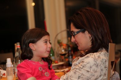 Thanksgiving dinner over Enrichetta e Luciano