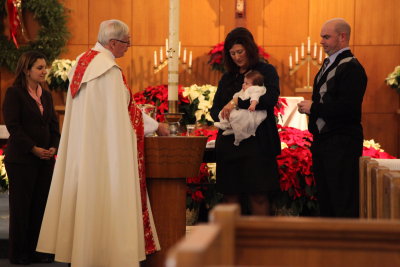 The Christening of Alexis Lynne Welsh, the Angel of Angela and Jamie