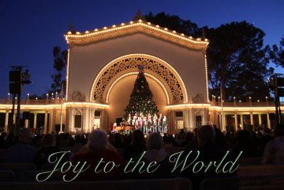 The annual Holiday Lights at Balboa Park