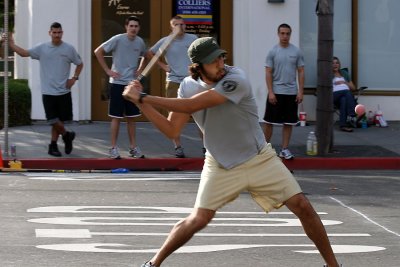 Stickball in Little Italy