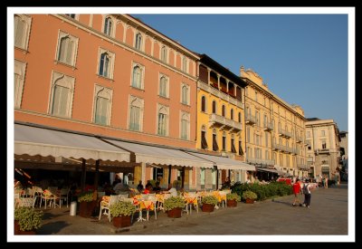 Piazza Cavour in Evening
