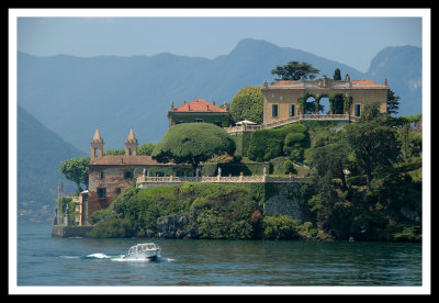 Villa Balbaniello and Water Taxi