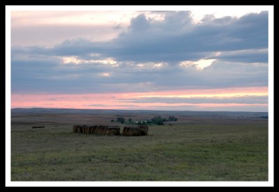 Sun Sets on the Prairie