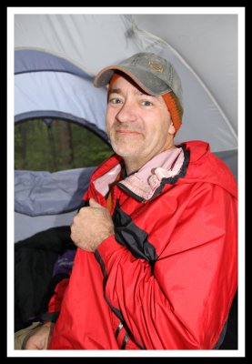 Randy in Rain Gear
