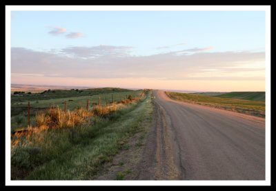 Morning on the Prairie Road