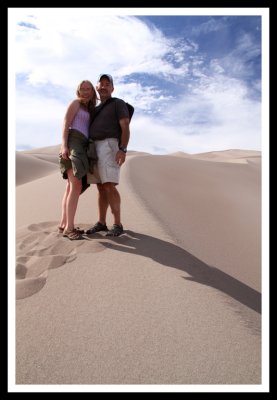Randy and Rochelle on Sand Dune