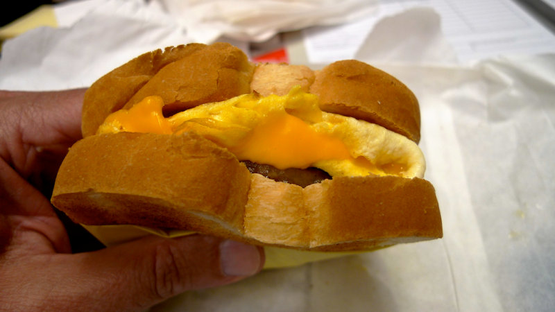 Sausage and Egg Sandwich