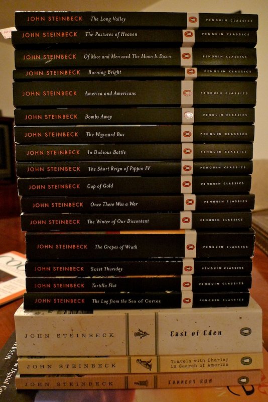 Stack of Steinbeck