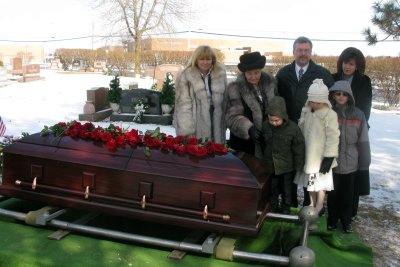 my dad's funeral