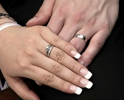 Hands : Brian & Lesley's Wedding.