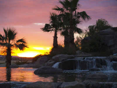 Palm Springs Falls Sunrise