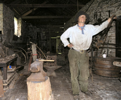 Blacksmith, Morwellham, Cornwall.JPG