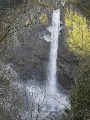 Latourelle Falls in winter