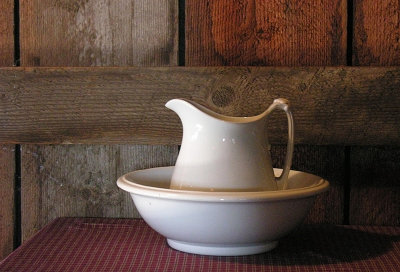 Wash Bowl and Pitcher
