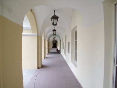 Vilnius University, corridor of Grand Courtyard