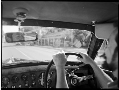 The Drive in Brossa, In a Daimler, Barossa.jpg