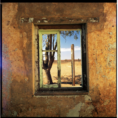 View through a window (colour), Annas Creek Railway Sidings.jpg