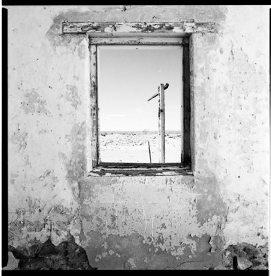 View through the window, Annas Creek Railway Sidings, Annas Creek.jpg