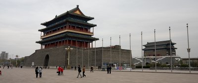 The two gates at the south of Tian'anmen Square.