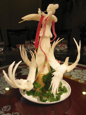Raddish sculpture. Changsha.