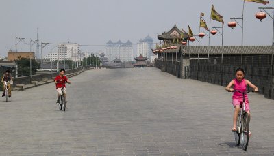 Xi'an city walls.