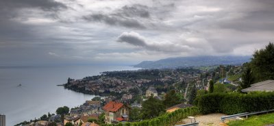 Montreux, on Lake Geneva.