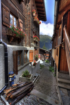 Houses in Grimentz.