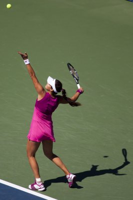 Ivanovic serving.