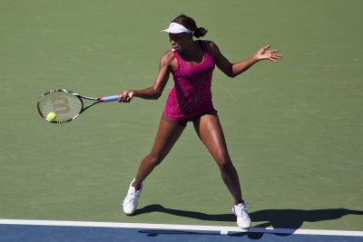 Venus Williams forehand.